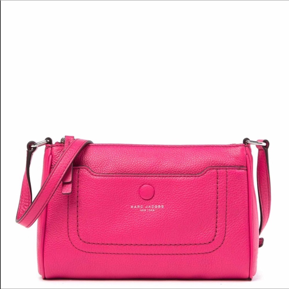 🆕 Marc Jacobs pink leather crossbody bag